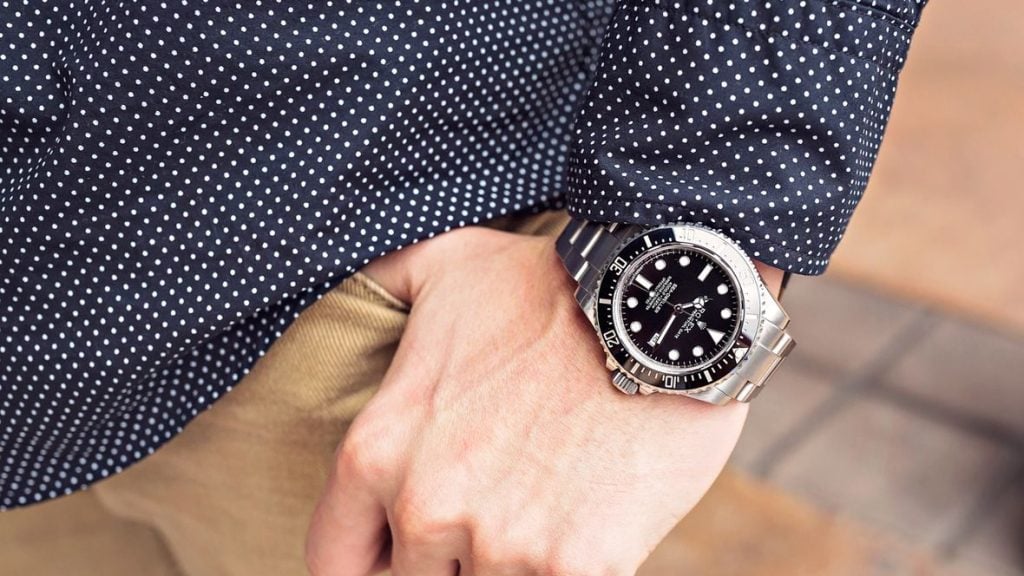 Rolex Sea-Dweller Watch On wrist