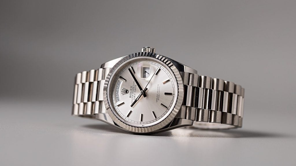 Fluted Bezel on Rolex Day Date 36