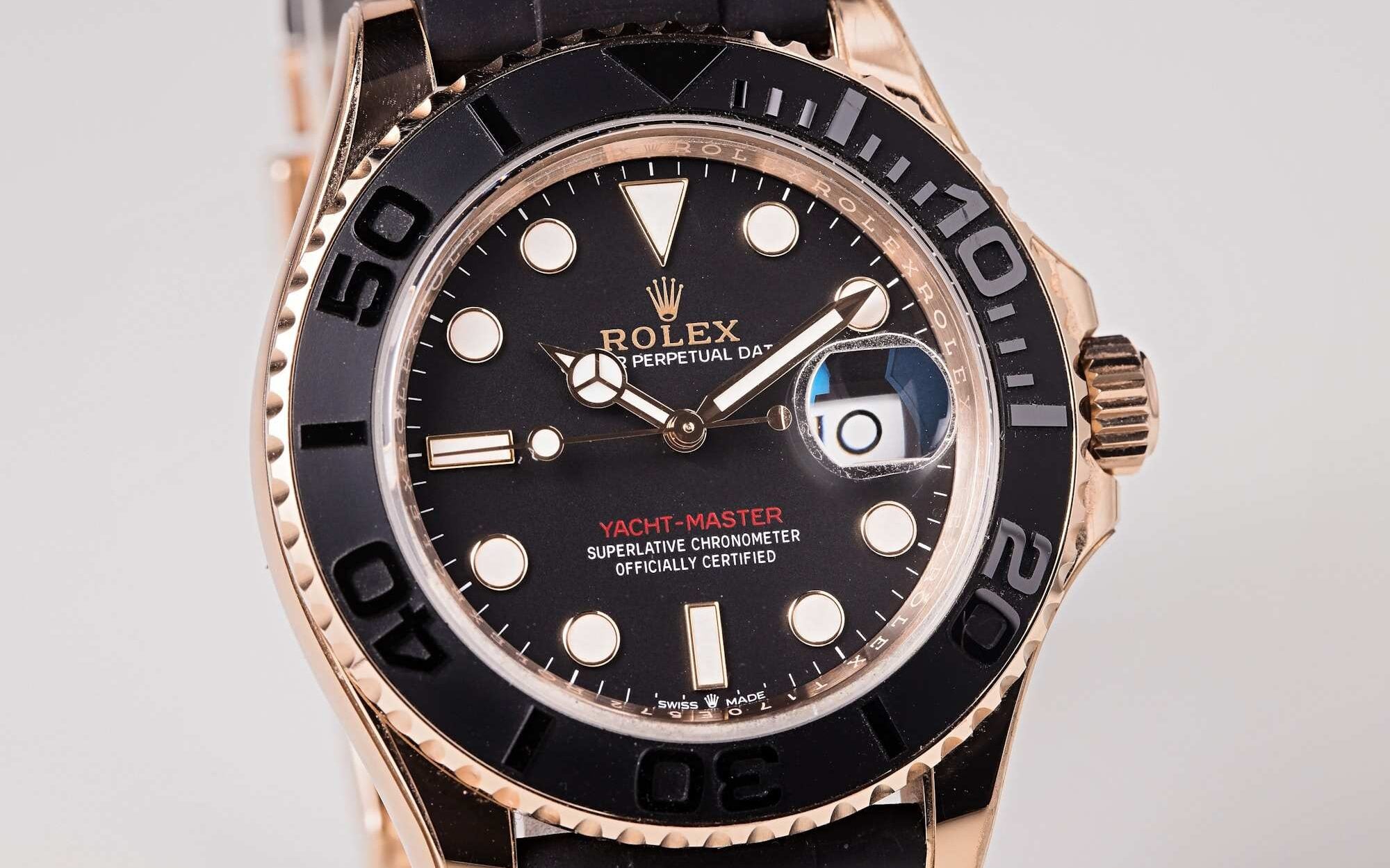 Rolex Yacht-Master Everose Oysterflex Rolex Yacht-Master Everose Oysterflex