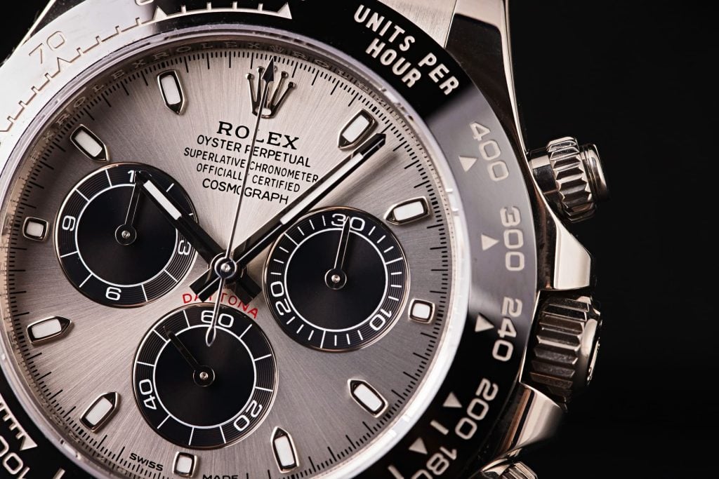 Rolex Ghost Specifications - Close Up Of The Dial, Bezel, and Pushers Rolex Ghost Specifications - Close Up Of The Dial, Bezel, and Pushers