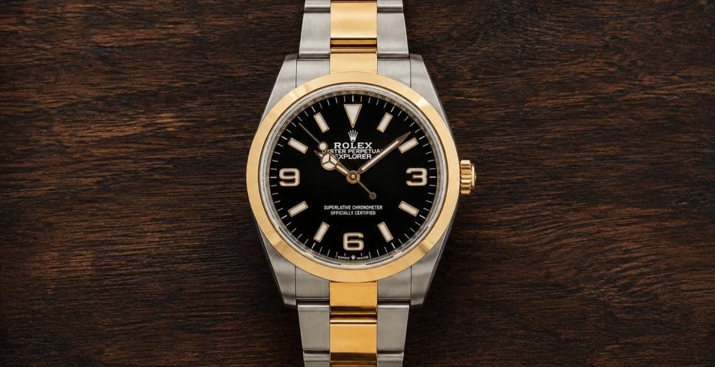 Explorer 36 Yellow Rolesor, Ref. 124273 Sold Under Retail MSRP