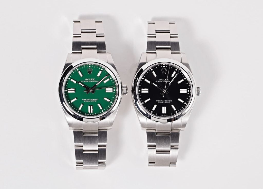 Pre-Owned Rolex 124300 vs 134300 Side By Side Comparison