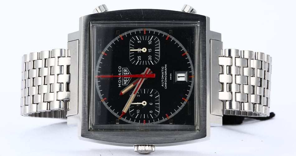 Vintage Heuer Monaco 1133 Gray Dial