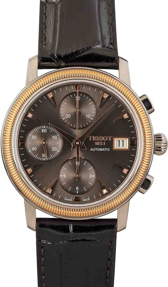 Bridgeport automatic chronograph 2025 black dial men's watch
