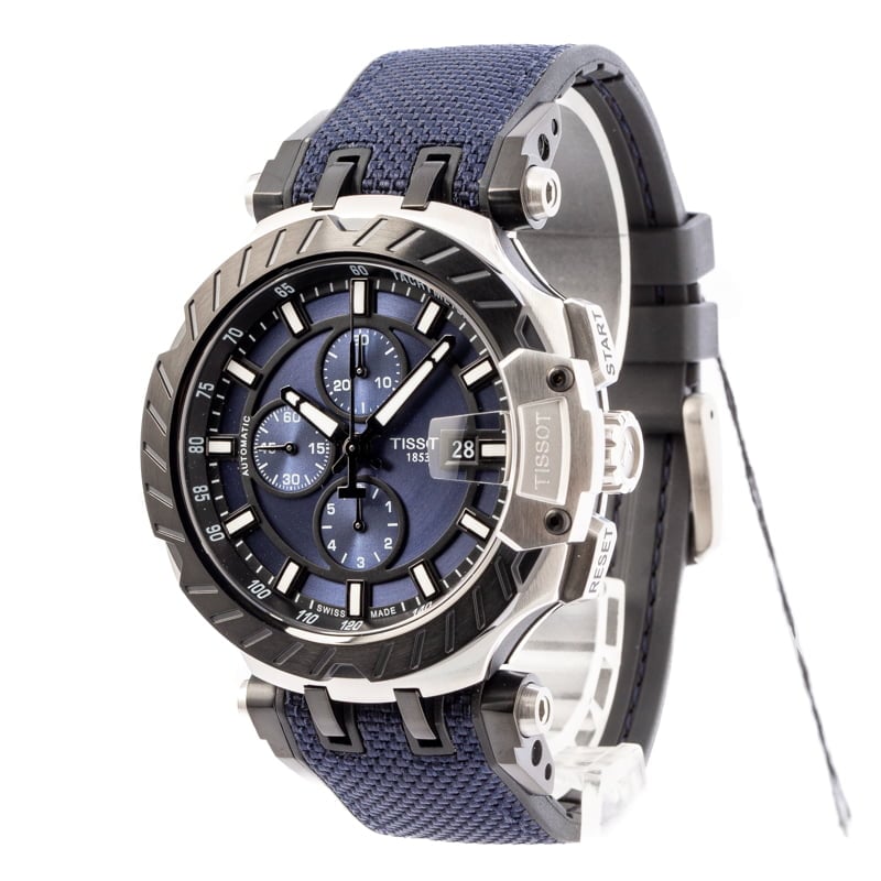 Tissot T-Race Automatic Chronograph Blue Dial