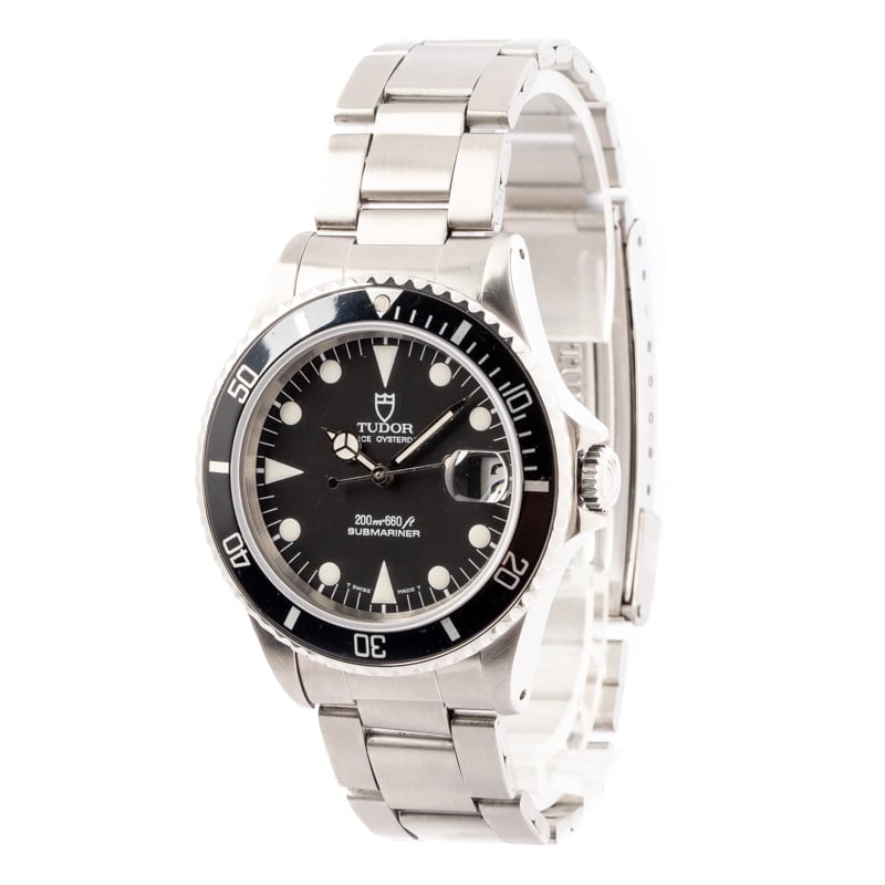 Pre-Owned Tudor Submariner Black