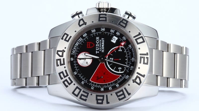 Pre-owned Tudor Iconaut Black Dial