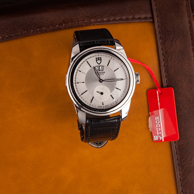 Tudor Glamour Double Date 57000 Silver Dial