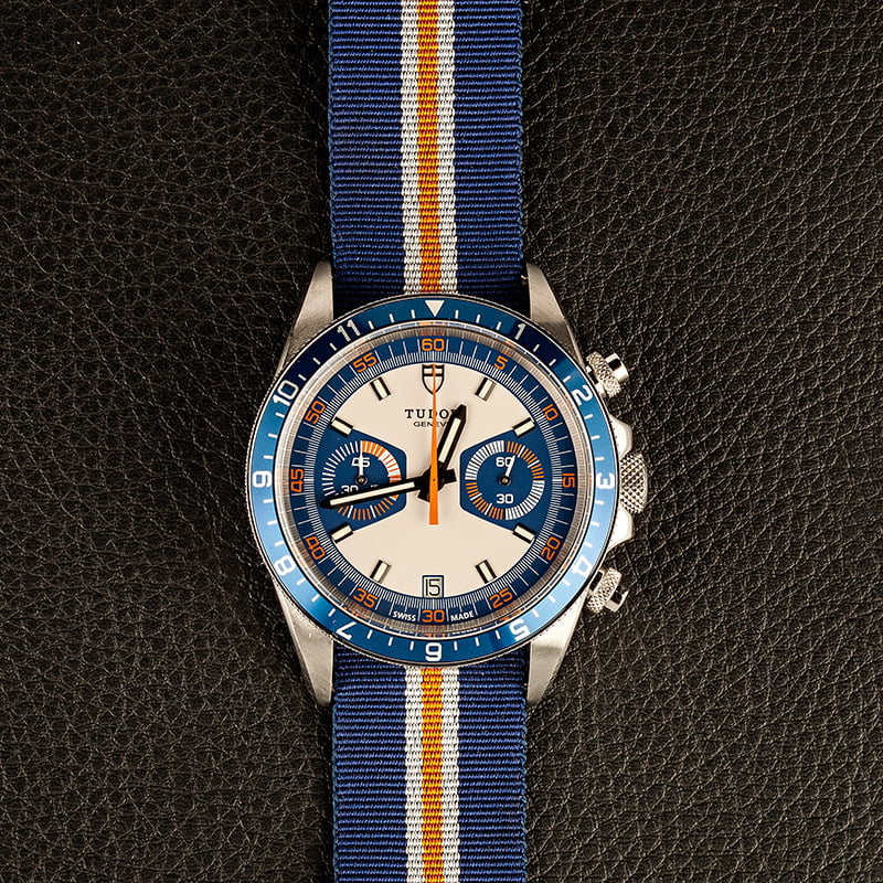 Tudor Heritage Chrono 70330 Blue Strap