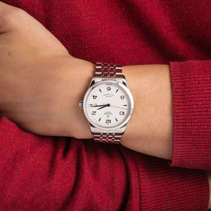 Tudor 1926 Ref 91550 Stainless Steel Blue Hour Markers