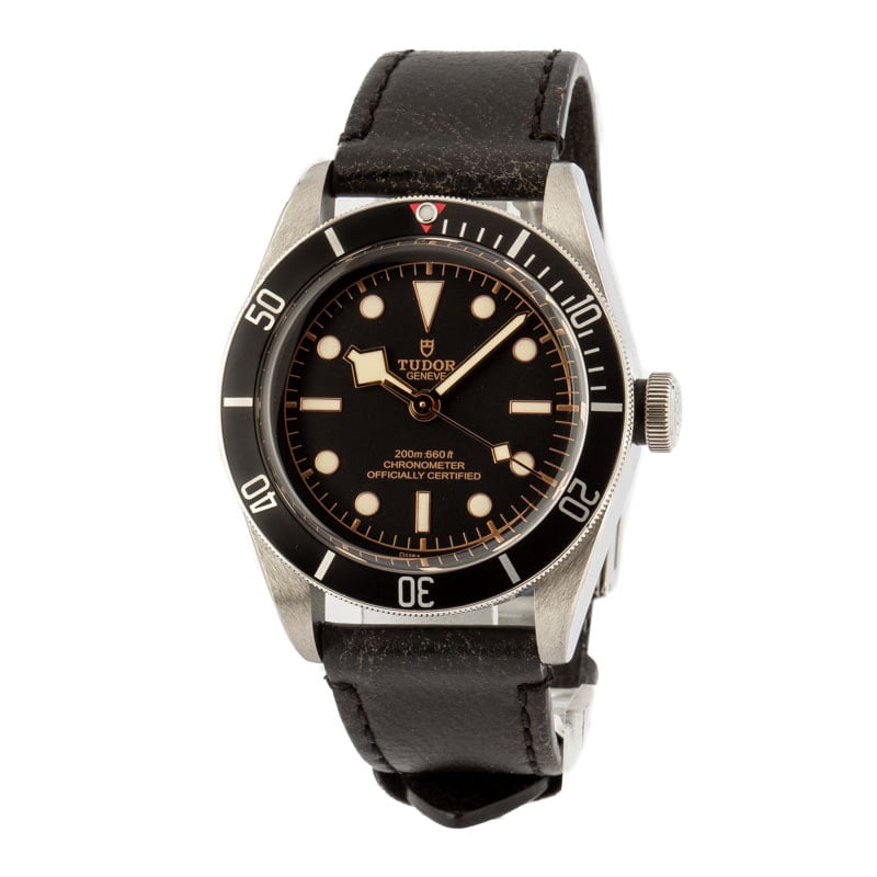 Tudor Heritage Black Bay 79230N Leather Strap