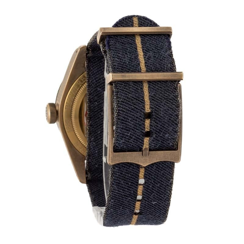 Pre-owned Tudor Heritage Black Bay 79250 Bronze Blue Dial