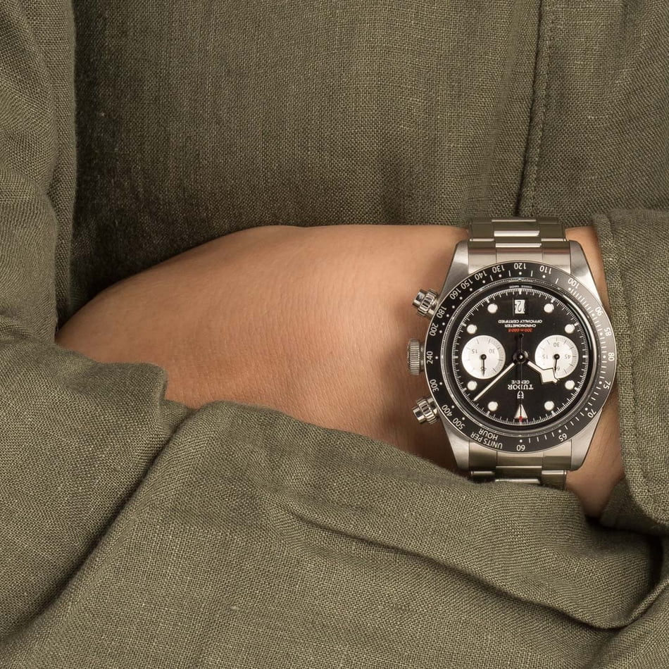 Pre-Owned Tudor Black Bay Chrono Steel