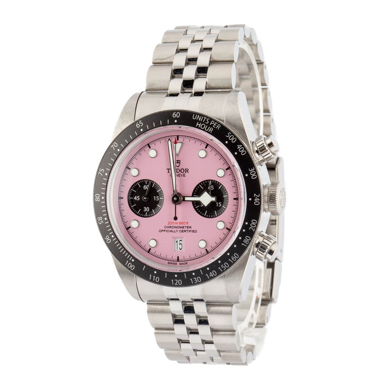 Tudor Black Bay Chrono Ref 79360N Pink Dial