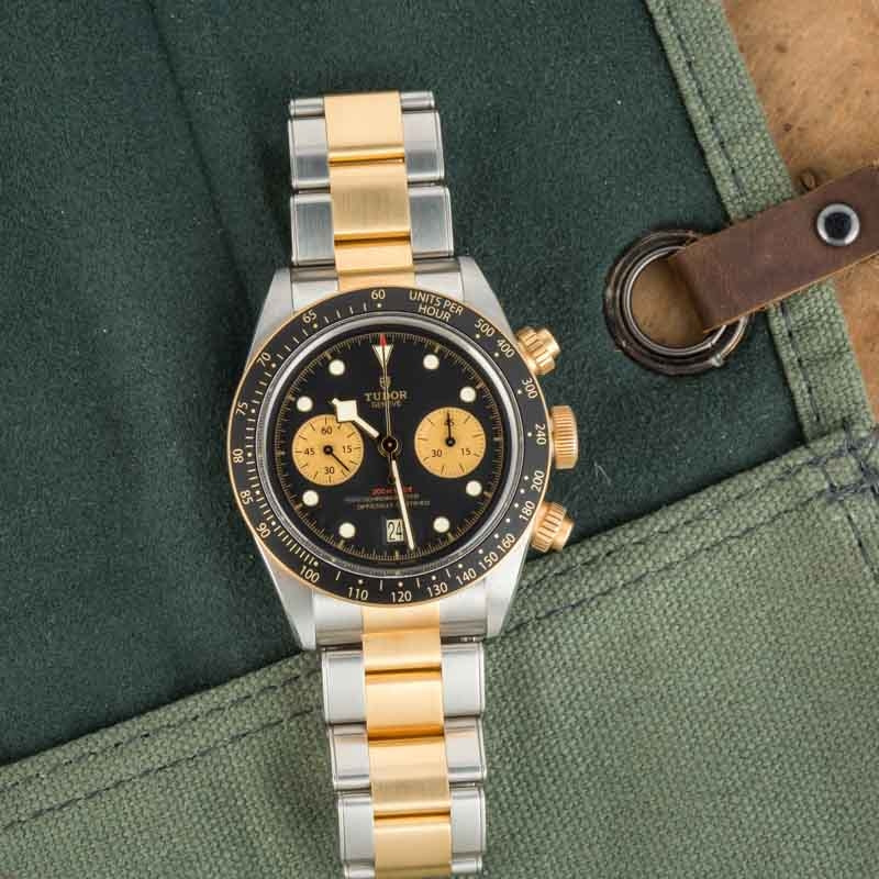 Tudor Black Bay Chrono Steel & Gold Black Dial