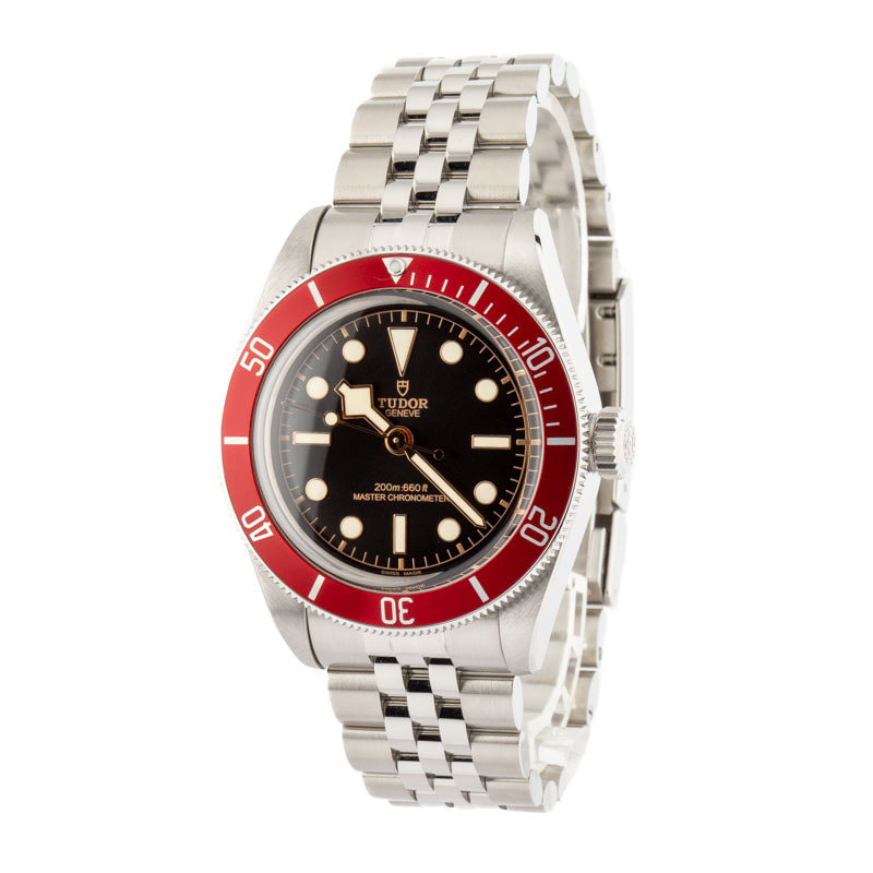 Pre-owned Tudor Black Bay Red Bezel