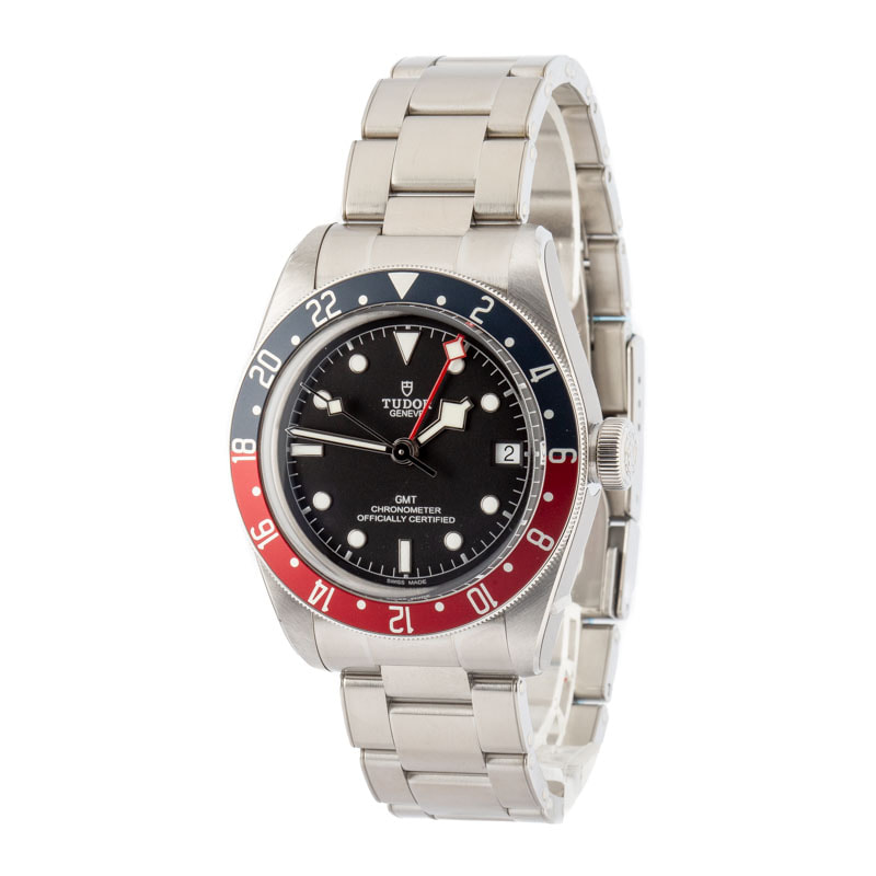 Factory Stickered Tudor Black Bay GMT Ref 79830 Pepsi