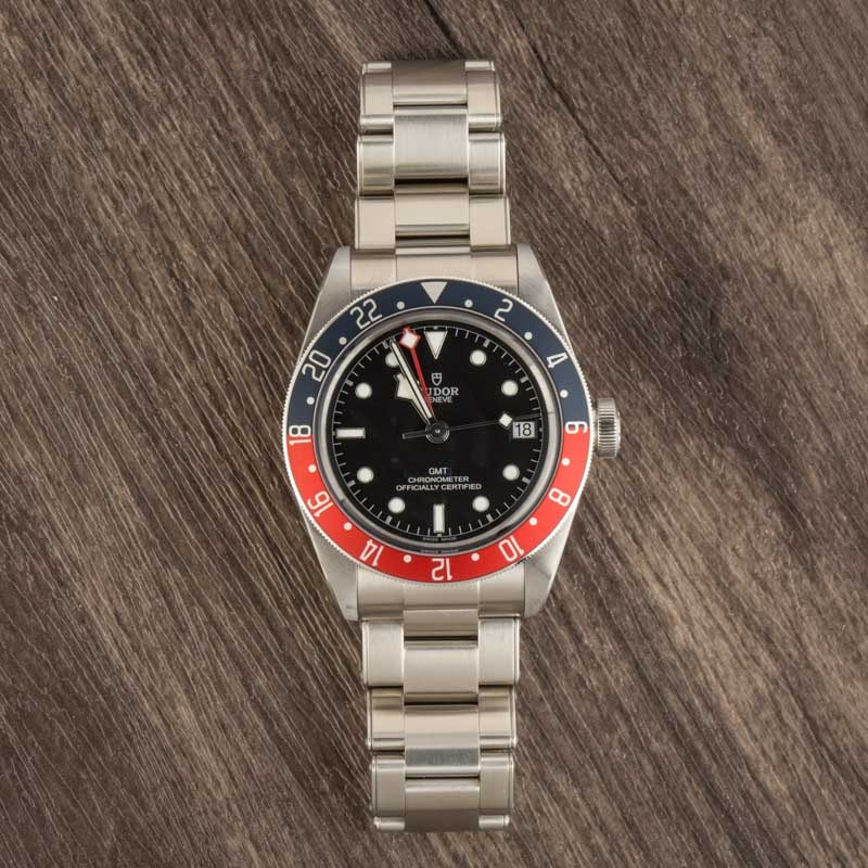 Pre Owned Tudor Black Bay GMT 79830RB Black Dial