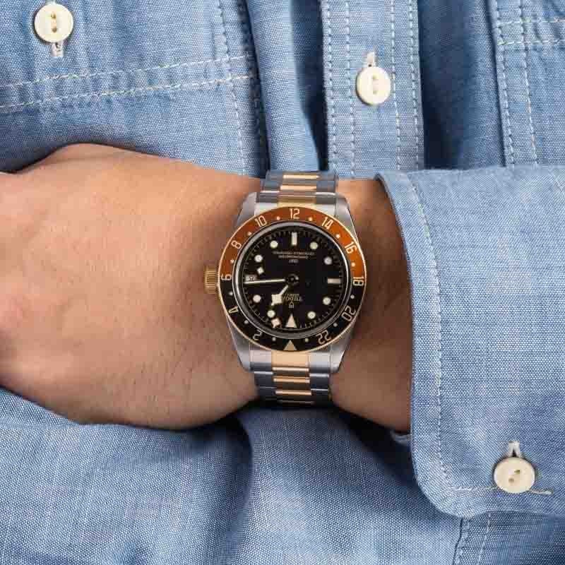 Pre-owned Tudor Black Bay GMT S&G Black Dial