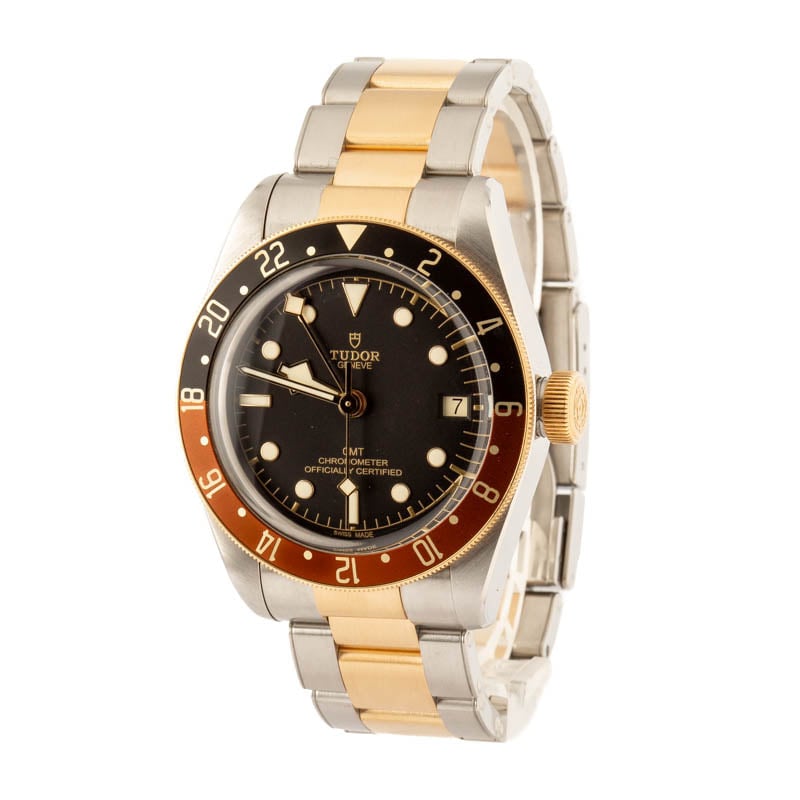 Pre-owned Tudor Black Bay GMT S&G Black Dial