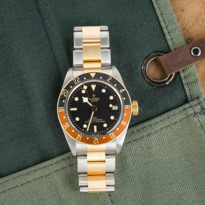 Pre-owned Tudor Black Bay GMT S&G Black Dial