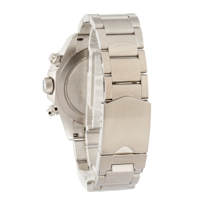 Pre-owned Tudor Heritage Chrono 70330 Blue