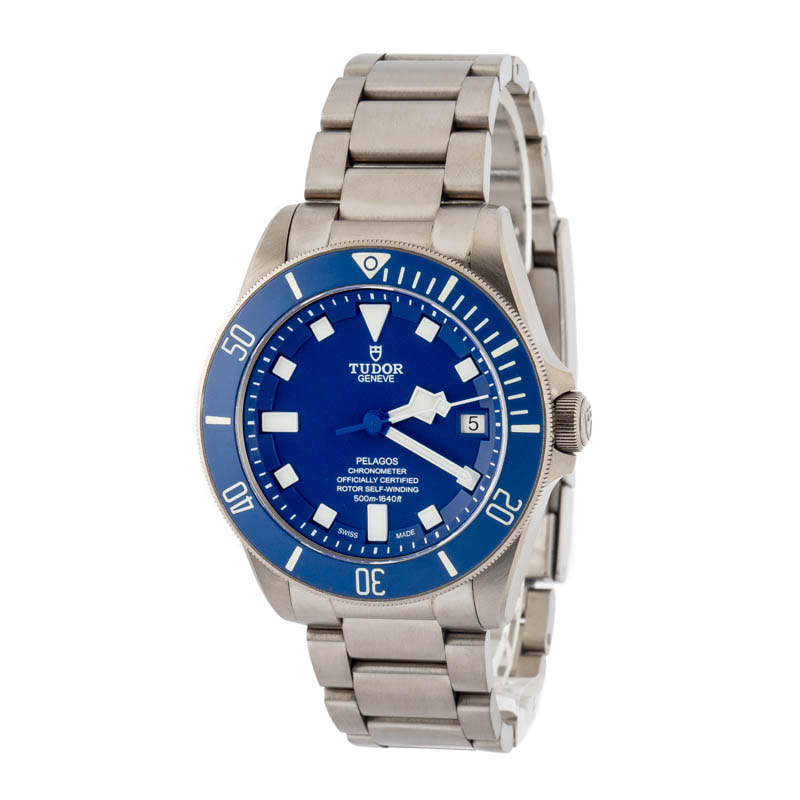 Pre-owned Tudor Pelagos 25600TB Blue Dial