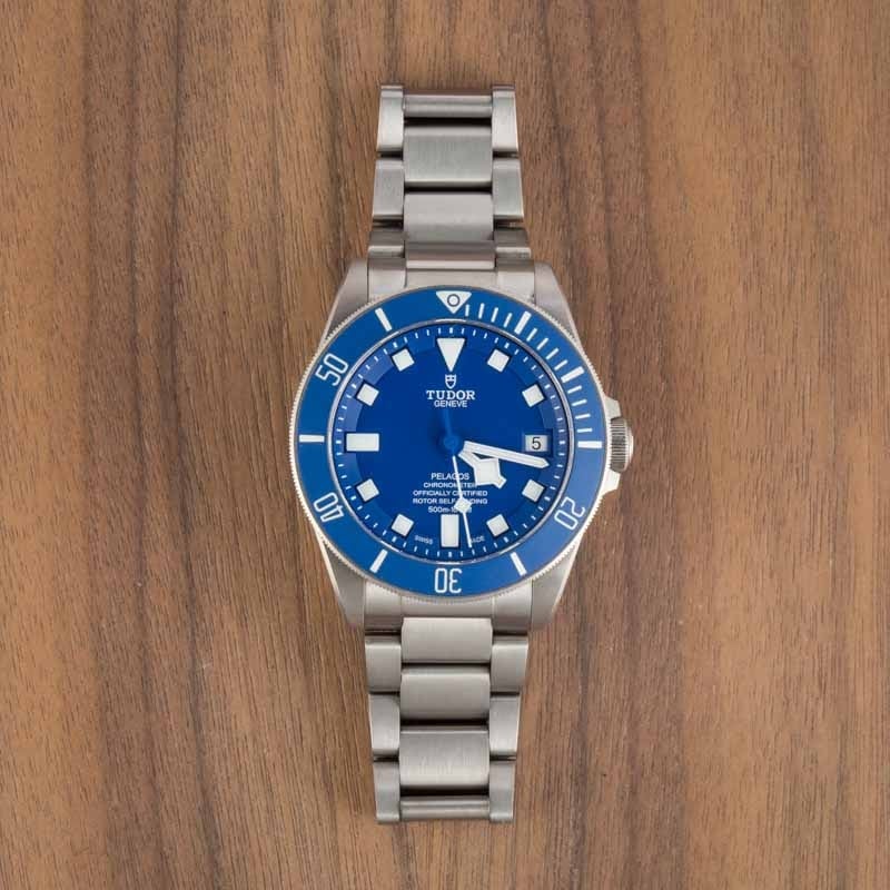 Pre-owned Tudor Pelagos 25600TB Blue Dial