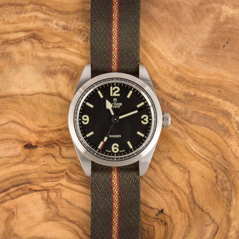 Tudor Ranger 79950 Stainless Steel on Fabric Strap