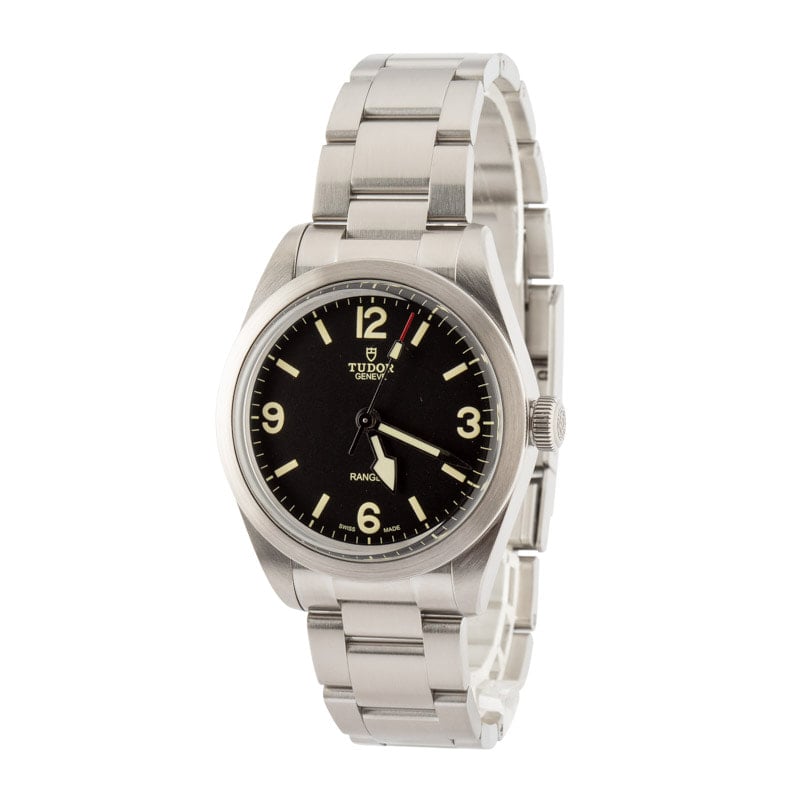 Tudor Ranger Black Arabic Steel