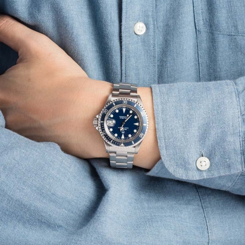 Vintage Tudor Submariner ref 79090 Blue Dial