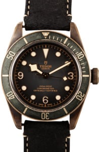 Tudor Heritage Black Bay Bronze 79250B Leather Strap