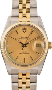 Mens Tudor Prince OysterDate Two-Tone