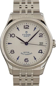 Tudor Heritage 39MM Stainless Steel, Smooth Bezel Silver Index Dial, B&P (2022)