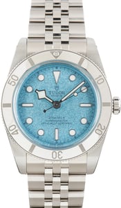 Pre-Owned Stainless Steel Tudor Black Bay 54 Ref 79000 Lagoon Blue
