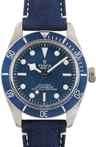 Used Tudor Heritage Black Bay Ref 79030 Steel on Leather