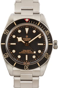 Used Steel Tudor Black Bay Fifty-Eight Ref 79030 Black Dial