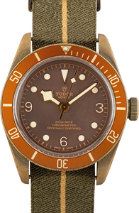 Pre-Owned Tudor Heritage Black Bay Brown Dial