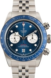 Tudor Black Bay Chrono Ref 79360 Blue Dial