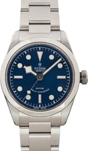 Pre-owned Tudor Heritage Black Bay 79500 Blue Dial
