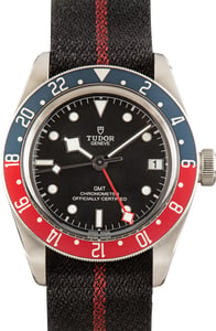 Pre-Owned Tudor Black Bay GMT ref 79830RB Black Dial Red & Blue Bezel
