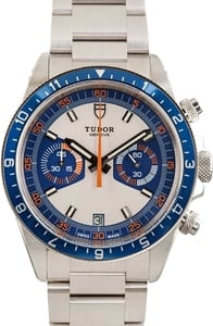 Used Tudor Heritage Chrono 70330 Blue