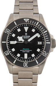 Used Titanium Tudor Pelagos Ultra Matte Black Dial