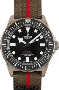 Pre-owned Tudor Pelagos FXD Ref 25717 Black Dial