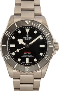 Used Titanium Tudor Pelagos 39 Black Dial Ref 25407N