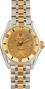 Pre-owned Tudor Monarch Ref 15853 Ladies Submariner