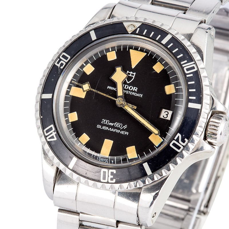 Vintage Rolex Tudor Submariner 94110 Black