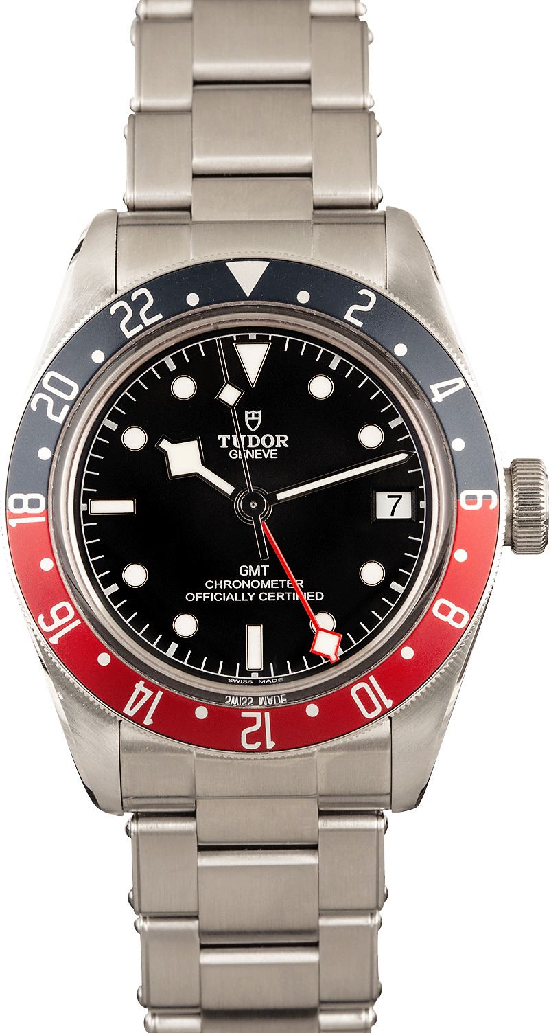 pre owned tudor black bay gmt