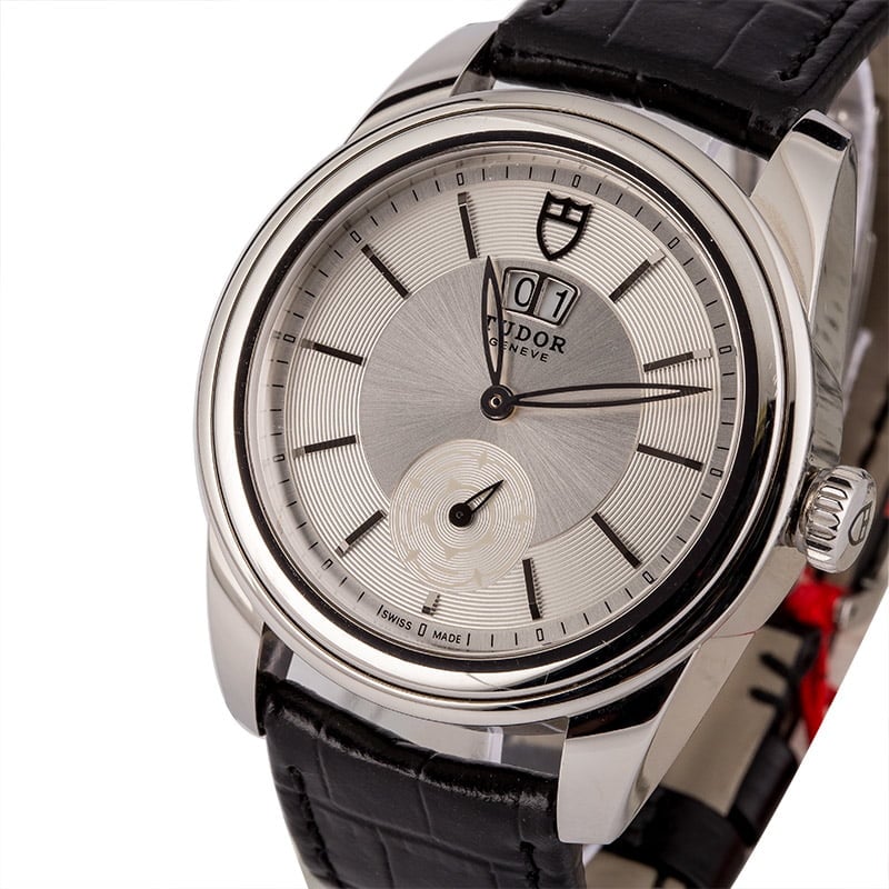 Tudor Glamour Double Date 57000 Silver Dial