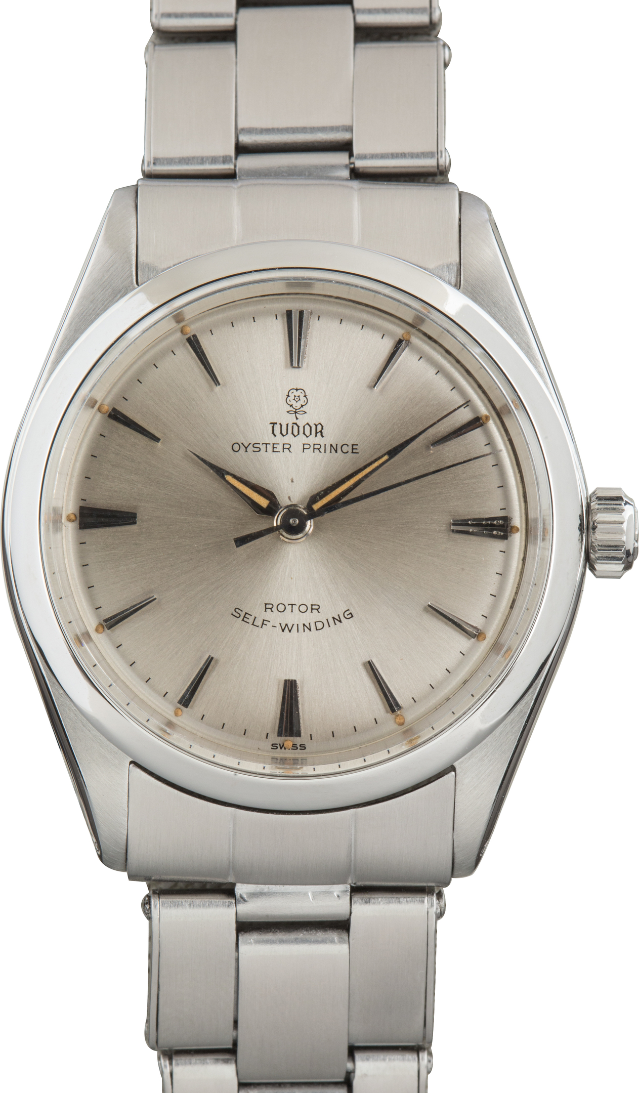 Vintage Tudor Oyster Prince Ref 7965 Silver Dial
